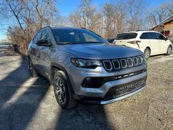 Salvage cars for sale from Copart Elgin, IL: 2024 Jeep Compass Latitude