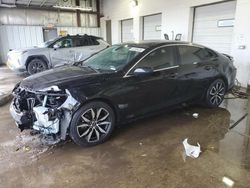 Salvage cars for sale at Chicago Heights, IL auction: 2021 Chevrolet Malibu RS