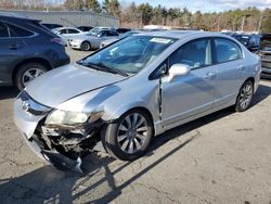 Salvage cars for sale at Exeter, RI auction: 2010 Honda Civic EX