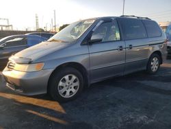 Salvage cars for sale at Wilmington, CA auction: 2002 Honda Odyssey EX