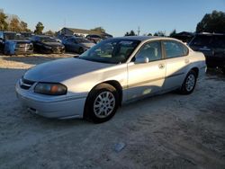 Salvage cars for sale at Midway, FL auction: 2002 Chevrolet Impala