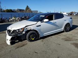 Salvage cars for sale at Vallejo, CA auction: 2015 KIA Optima LX