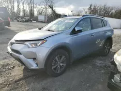 Salvage cars for sale at Baltimore, MD auction: 2017 Toyota Rav4 XLE