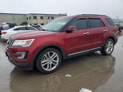 Salvage Cars with No Bids Yet For Sale at auction: 2016 Ford Explorer Limited