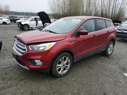 Salvage cars for sale at Arlington, WA auction: 2017 Ford Escape SE