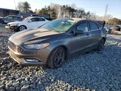 Salvage cars for sale at Mebane, NC auction: 2018 Ford Fusion SE