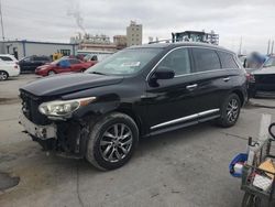 Salvage cars for sale at New Orleans, LA auction: 2014 Infiniti QX60