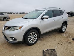 Salvage cars for sale at San Antonio, TX auction: 2015 Nissan Rogue S