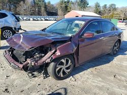 Honda salvage cars for sale: 2016 Honda Accord LX