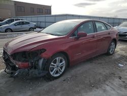 Ford salvage cars for sale: 2018 Ford Fusion SE Hybrid