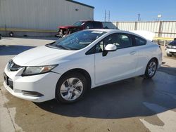 Salvage cars for sale at Haslet, TX auction: 2013 Honda Civic LX