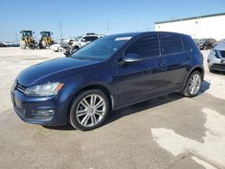 Volkswagen Golf salvage cars for sale: 2015 Volkswagen Golf TDI