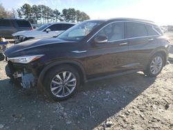 Salvage cars for sale at Loganville, GA auction: 2021 Infiniti QX50 Luxe