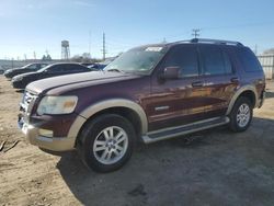 Salvage cars for sale at Chicago Heights, IL auction: 2006 Ford Explorer Eddie Bauer