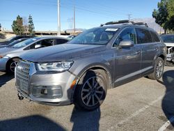 Salvage cars for sale at Rancho Cucamonga, CA auction: 2018 Audi Q7 Premium Plus