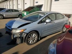 Honda Civic Vehiculos salvage en venta: 2012 Honda Civic EX