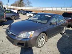 Honda salvage cars for sale: 2007 Honda Accord EX