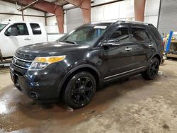 Salvage cars for sale at Lansing, MI auction: 2015 Ford Explorer Limited