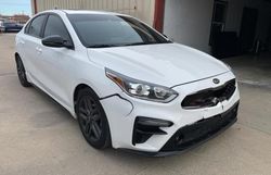 KIA salvage cars for sale: 2021 KIA Forte GT Line