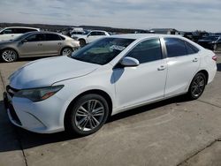 Salvage cars for sale at Grand Prairie, TX auction: 2015 Toyota Camry LE