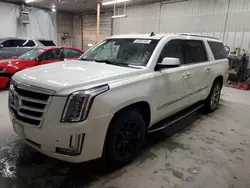 Salvage cars for sale at York Haven, PA auction: 2015 Cadillac Escalade ESV Luxury