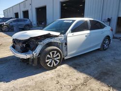 Salvage cars for sale at auction: 2024 Honda Civic LX