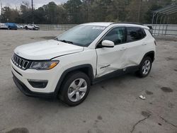 Salvage cars for sale at Savannah, GA auction: 2021 Jeep Compass Latitude