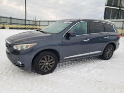 Salvage cars for sale at Chatham, VA auction: 2013 Infiniti JX35