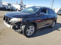 Salvage cars for sale at Hayward, CA auction: 2010 Lexus RX 450H