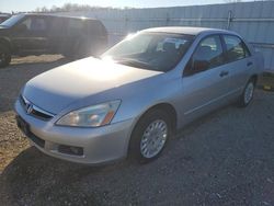 Salvage cars for sale from Copart Anderson, CA: 2007 Honda Accord Value