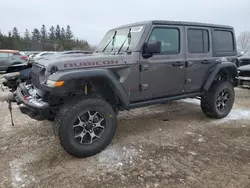 Salvage cars for sale from Copart Bowmanville, ON: 2018 Jeep Wrangler Unlimited Rubicon