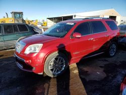 Salvage cars for sale at auction: 2012 GMC Acadia Denali