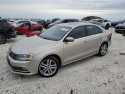 Vehiculos salvage en venta de Copart Temple, TX: 2015 Volkswagen Jetta TDI