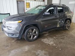 Salvage cars for sale at Chicago Heights, IL auction: 2016 Jeep Cherokee Latitude