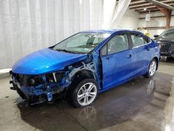 Salvage cars for sale at Leroy, NY auction: 2017 Chevrolet Cruze LT