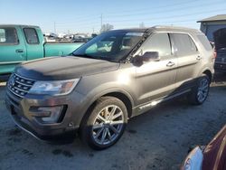 Salvage cars for sale at Eugene, OR auction: 2017 Ford Explorer Limited