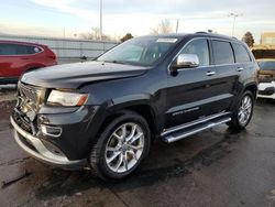 Jeep salvage cars for sale: 2014 Jeep Grand Cherokee Summit