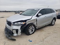 Salvage cars for sale from Copart San Antonio, TX: 2019 KIA Sorento L