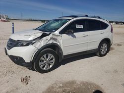 Salvage cars for sale at New Braunfels, TX auction: 2012 Honda CR-V EXL