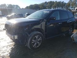 Salvage cars for sale at Seaford, DE auction: 2018 Nissan Pathfinder S