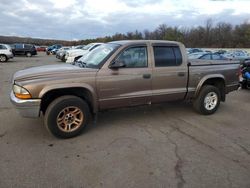 Salvage cars for sale at Brookhaven, NY auction: 2001 Dodge Dakota Quattro