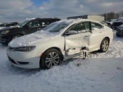 Salvage cars for sale at Wayland, MI auction: 2016 Chrysler 200 Limited