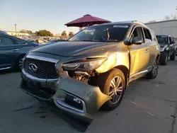 Vehiculos salvage en venta de Copart Sacramento, CA: 2016 Infiniti QX60