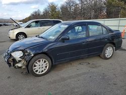 Salvage cars for sale at Brookhaven, NY auction: 2005 Honda Civic LX