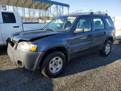 Salvage cars for sale at Spartanburg, SC auction: 2005 Ford Escape XLS