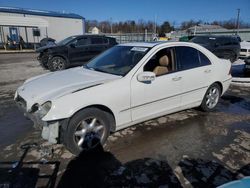 Salvage cars for sale at Pennsburg, PA auction: 2004 Mercedes-Benz C 240