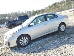 Salvage cars for sale at Ellenwood, GA auction: 2013 Toyota Corolla Base