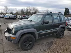 Jeep salvage cars for sale: 2002 Jeep Liberty Sport