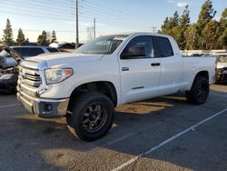 Salvage cars for sale at Rancho Cucamonga, CA auction: 2016 Toyota Tundra Double Cab SR