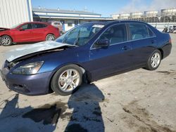 Salvage cars for sale at Tulsa, OK auction: 2007 Honda Accord EX